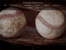 Tablet Screenshot of multisportmediasource.com